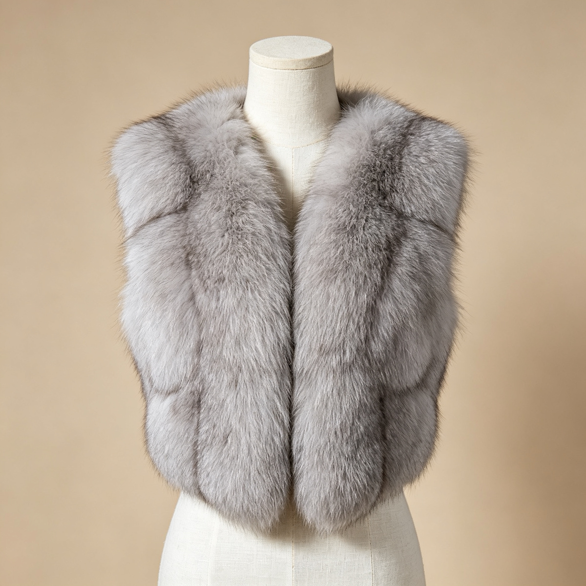 Silver Fox Fur Vest
